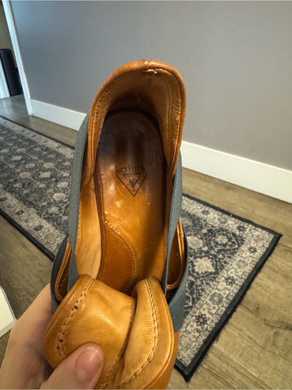 John Fluevog Truth Marina in Tan - Picture 12 of 13